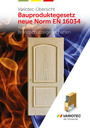 Variotec-Info Bauproduktegesetz neue Norm EN 16034